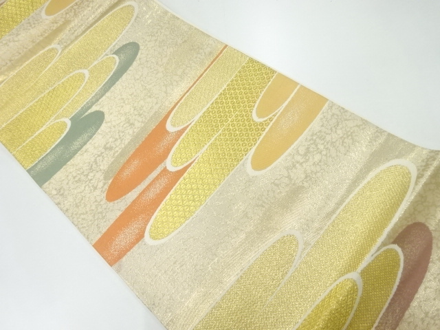 JAPANESE FUKURO OBI / WOVEN MIST